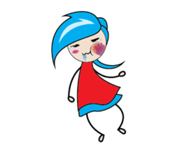 Fastidious Girl sticker #14733602