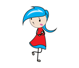 Fastidious Girl sticker #14733604