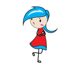 Fastidious Girl sticker #14733604