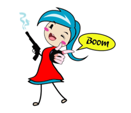 Fastidious Girl sticker #14733605