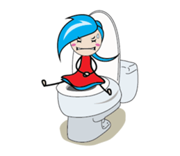 Fastidious Girl sticker #14733607