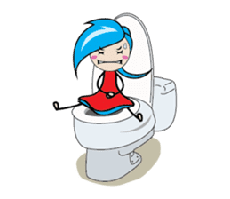 Fastidious Girl sticker #14733607