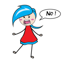 Fastidious Girl sticker #14733608