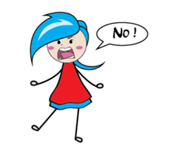 Fastidious Girl sticker #14733608