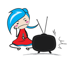 Fastidious Girl sticker #14733610