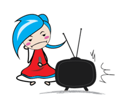 Fastidious Girl sticker #14733610