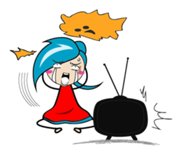 Fastidious Girl sticker #14733611