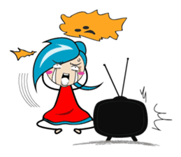 Fastidious Girl sticker #14733611