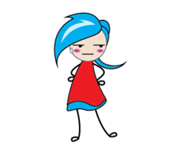 Fastidious Girl sticker #14733613