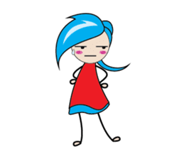 Fastidious Girl sticker #14733613