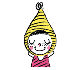 Yellow beanie Bon sticker #14733654