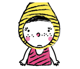 Yellow beanie Bon sticker #14733662