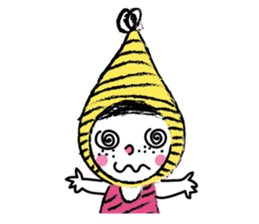 Yellow beanie Bon sticker #14733663