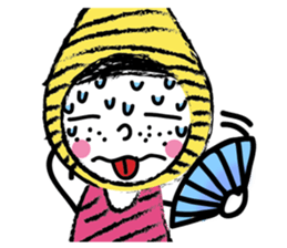 Yellow beanie Bon sticker #14733683