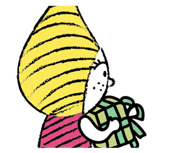 Yellow beanie Bon sticker #14733688