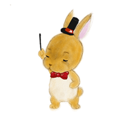 rabbit netherland dwarf. Cute USAGI! sticker #14734302