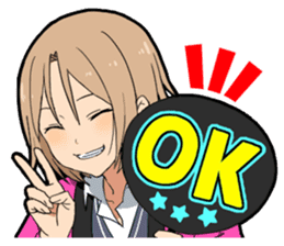 Cheer boy sticker #14734368