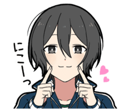 Cheer boy sticker #14734387