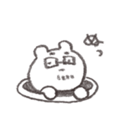 Abe bear AIUEO sticker #14734612