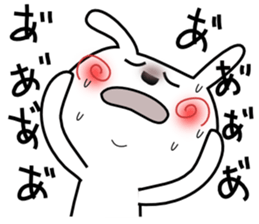 Cute rabbit 8 sticker #14734765
