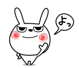 Cute rabbit 8 sticker #14734768