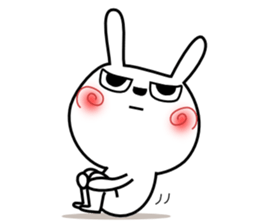 Cute rabbit 8 sticker #14734769