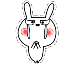 Cute rabbit 8 sticker #14734775