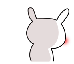 Cute rabbit 8 sticker #14734786