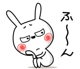 Cute rabbit 8 sticker #14734787