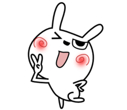Cute rabbit 8 sticker #14734790