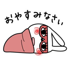 Cute rabbit 8 sticker #14734793