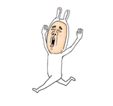 rabbit man 01 animation sticker #14735129