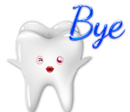 Shiny teeth sticker #14735665