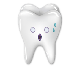 Shiny teeth sticker #14735668