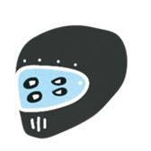 Biker - Helmets sticker #14735736
