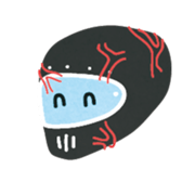 Biker - Helmets sticker #14735751