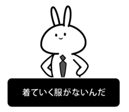 sophomoric rabbit sticker #14737024