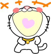 Cat that can be used everyday sticker sticker #14737079