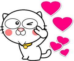 Cat that can be used everyday sticker sticker #14737081