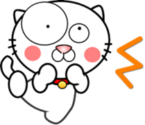 Cat that can be used everyday sticker sticker #14737095