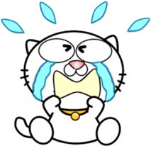 Cat that can be used everyday sticker sticker #14737097