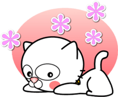 Cat that can be used everyday sticker sticker #14737098