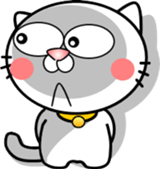 Cat that can be used everyday sticker sticker #14737101