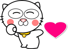 Cat that can be used everyday sticker sticker #14737108