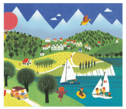 ALAIN GREE WORLD 7 Greetings sticker #14737315