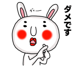 Sticker of MARO rabbit say the honorific sticker #14738145