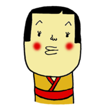kawaii kokeshi sticker #14738431