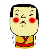 kawaii kokeshi sticker #14738433