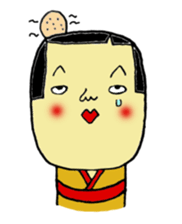 kawaii kokeshi sticker #14738439