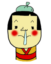 kawaii kokeshi sticker #14738443